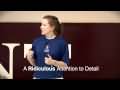 Dena Evans on precision, discipline, attention to detail