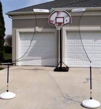shootAND Star rebounder set for front-on shots and free-throws