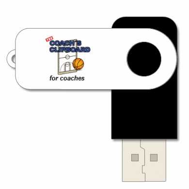New Coach's Clipboard USB thumb drive